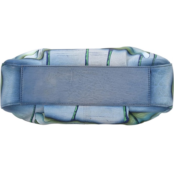 Anuschka Large Triple Compartment Hobo- Tranquil Pond - Picture 5 of 6